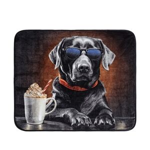 Throw Blanket 50in X 60in NEW DOG Design